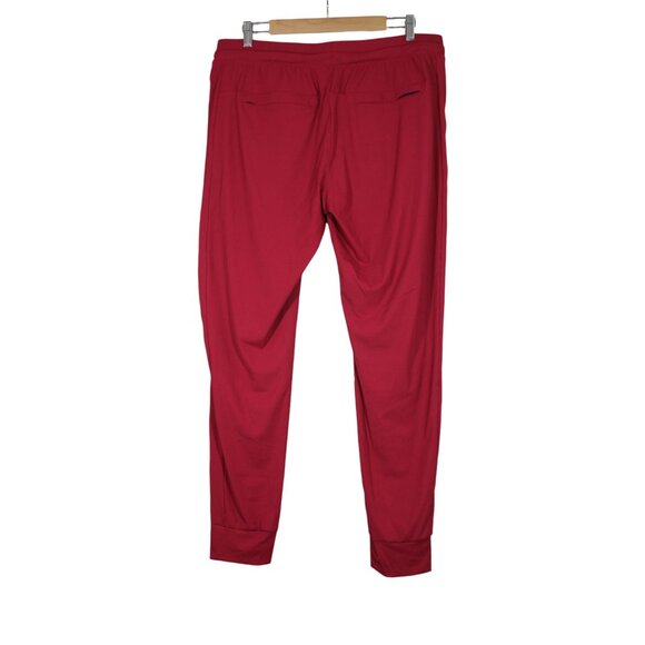 Born Primitive women's zippered stretch cranberry‎ recovery joggers XXL - Picture 2 of 12
